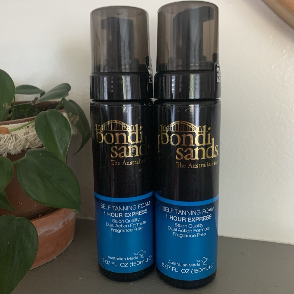 2 Lot Bondi Sands Self Tanning Foam 1 Hour Express, 5.07‎ fl. oz. New
